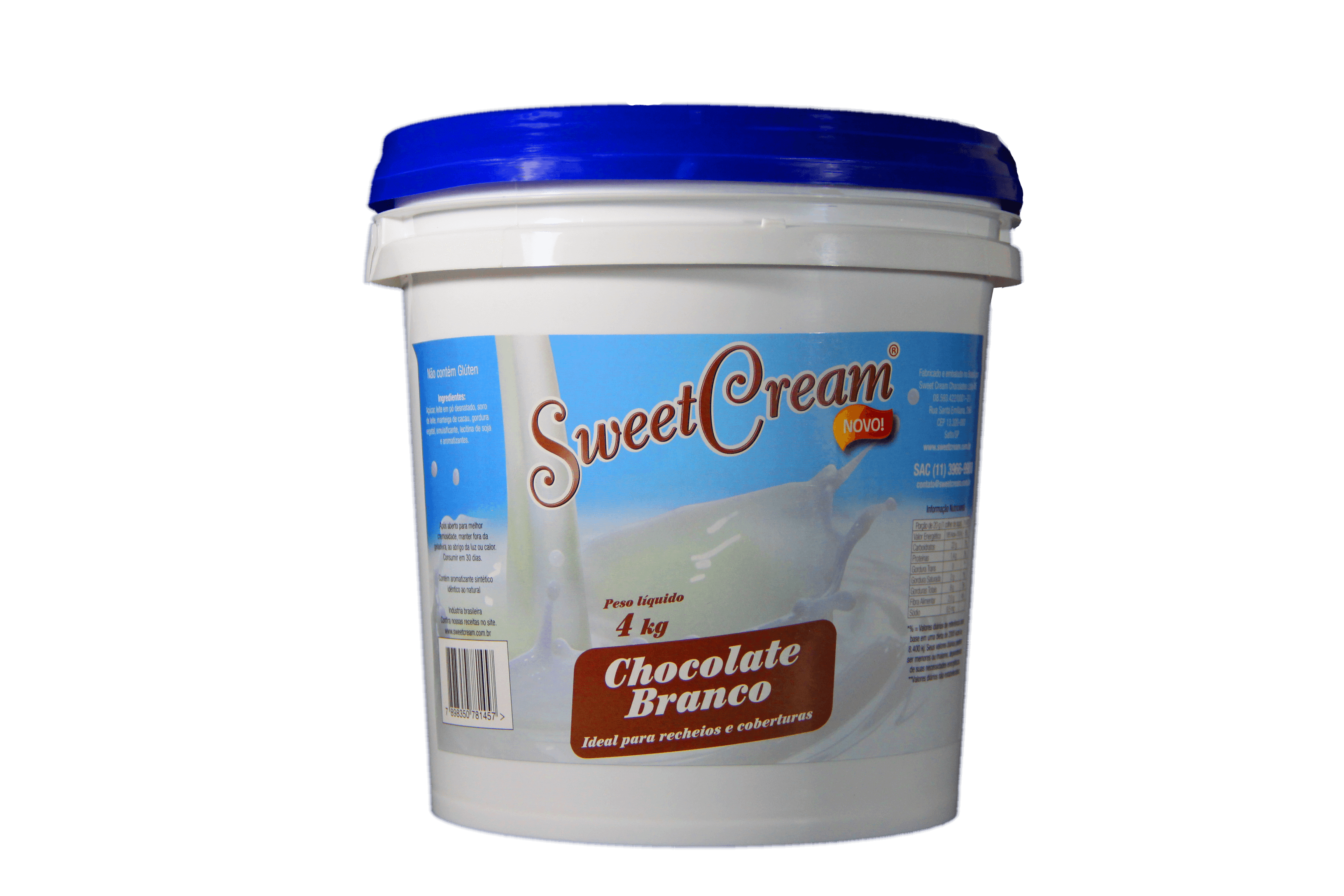 Creme de chocolate branco